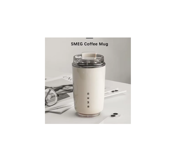 Mug isotherme Acier Inoxydable de 350ml, Bouteille Thermos à Eau, Tasse à Café, Mug de Voyage, SMEG